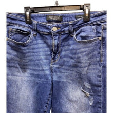 Load image into Gallery viewer, Judy Blue Jeans Womens 32 Extra Large Distressed Straight Denim Comfort Stretch