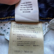 Load image into Gallery viewer, Scotch & Soda Jeans 24x32 Amsterdams Blauw Patched Distressed Patchwork Lace