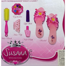 Load image into Gallery viewer, Pretend Play Beauty Playset Dress-up Hair Make-up Sensory Toy