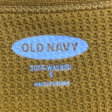 Load image into Gallery viewer, Old Navy Shirt Mens Small Waffle Knit Long Sleeve Camping Outdoors Vacation