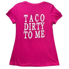 Load image into Gallery viewer, Taco Tequila Shirt Womens Medium Sugar Skull Spell Out AOP Promo Advertising