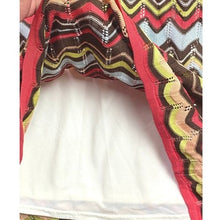 Load image into Gallery viewer, BCBGMAXAZRIA Dress Womens Medium Knitted Rainbow Preppy Academia Career Office