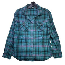 Load image into Gallery viewer, Eddie Bauer Shirt Womens Medium Plaid Flannel Preppy Academia Chore Country