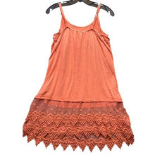 Load image into Gallery viewer, KAKTUS Slip Dress Womens Large Embroidered Lace Strappy Beachy Coastal Sundress