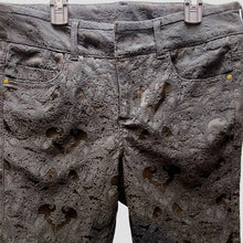 Load image into Gallery viewer, Sundance Jeans Womens Size 8 Black Embroidered Lace Old Money Cameo Victorian