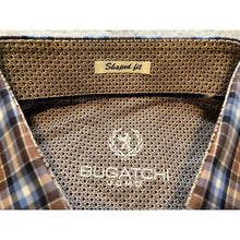 Load image into Gallery viewer, Bugatchi Shirt Mens Extra Large Long Sleeve Plaid Button Down Academia Preppy