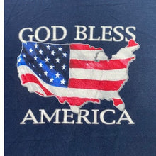 Load image into Gallery viewer, God Bless America Shirt Mens Extra Large Spell Out Patriotic Everyday Streetwear