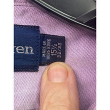Load image into Gallery viewer, Ralph Lauren Shirt Mens Large Lavender Button Down Preppy Academia Career