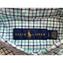 Load image into Gallery viewer, Ralph Lauren Shirt Mens Large Checkered Preppy Academia Career Everyday