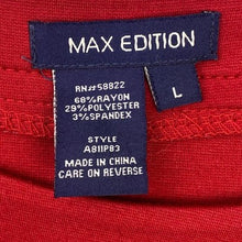 Load image into Gallery viewer, Max Edition Dress Womens Large Mature Career Office Event Pockets 3/4 Sleeves
