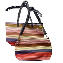 Load image into Gallery viewer, Tote Bag & Shoulder Bag Combo Reversible Adjustable