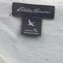 Load image into Gallery viewer, Eddie Bauer Sweater Women Extra Large Ivory Cardigan Preppy Office Career