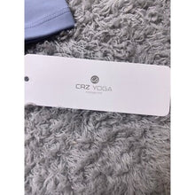 Load image into Gallery viewer, CRZ YOGA Shirt Womens Extra Large Bluish-Gray Work out Cropped Athletic NWT