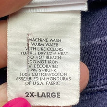 Load image into Gallery viewer, Disney Eeyore Shirt Womens 2XL Mature Spell Out Everyday Streetwear Navy Blue