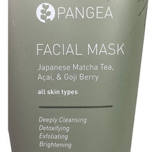 Load image into Gallery viewer, Pangea Facial Mask Japanese Matcha Tea Acai Goji Berry All Skin Types 4oz NEW