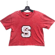 Load image into Gallery viewer, NC State Wolfpack Shirt Womens Small Cropped Logo Athleisure College Streetwear