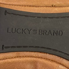 Load image into Gallery viewer, Lucky Brand Shoes Womens 6.5M Ballet Flats Brown Leather Casual Slip On Braided