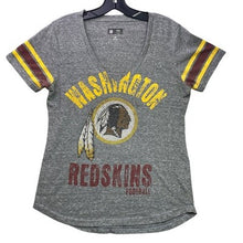 Load image into Gallery viewer, Washington Redskins Shirt Womens Medium NFL Football Beaded Spell Out Athleisure