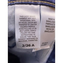 Load image into Gallery viewer, Lucky Brand Jeans Womens 2/26 Distressed Denim Mid Rise Straight Sweet