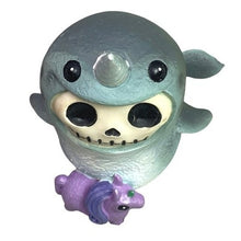 Load image into Gallery viewer, Furrybones Figurine Whally Skeleton Narwhal Collectible Decor Gothcore NIB