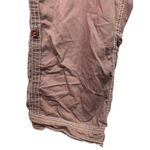 Load image into Gallery viewer, Organic Cotton Pants Womens 12 Tan Capri Convertible Beachy Costal Preppy