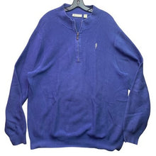 Load image into Gallery viewer, Donald Ross Sweater Mens Extra Large Quarter Zip Preppy Academia Pull Over