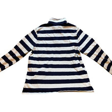 Load image into Gallery viewer, J Crew Mercantile Sweater Mens Large Striped Pullover Quarter Zip Long Sleeve