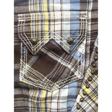 Load image into Gallery viewer, Ariat Shirt Womens Medium Plaid Snap Studded Western Country Festival Streetwear