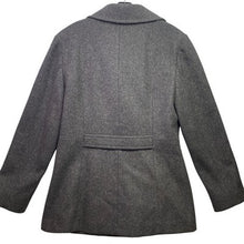 Load image into Gallery viewer, Mario De Pinto Coat Womens Medium Wool Blend Pea Coat Double Breasted Mature