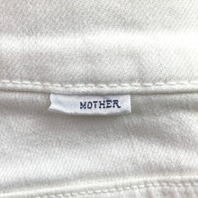 Load image into Gallery viewer, MOTHER Jeans Womens 28 Mid Rise Dazzler Crop Fray Cream Puffs Preppy Everyday