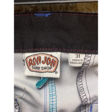Load image into Gallery viewer, Ron Jon Shorts Adult 31 Surf Shop Hybrid Casual Walk Board Shorts Blue Heather