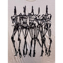 Load image into Gallery viewer, White House Black Market Shirt Women Medium Preppy Oversized Sketch Print Casual