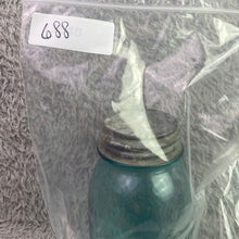 Load image into Gallery viewer, Antique Ball Perfect Mason Jar Blue Glass Canning Zinc Lid No. 2