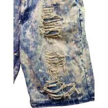 Load image into Gallery viewer, Lion Dynasty Shorts Mens 46 Thrashed Distressed Bleach Hip Hop Baggy Streetwear