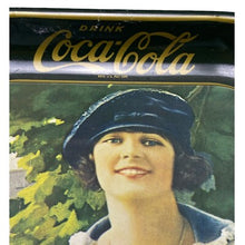 Load image into Gallery viewer, Coca-Cola Advertising Tray Serving Vintage 1973 Metal Collectible