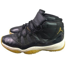 Load image into Gallery viewer, Nike Air Jordan 11 Shoes Mens 8.5 Retro Black Gold Jumpman Basketball 378037-007