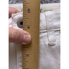 Load image into Gallery viewer, Pilcro And The Letterpress Anthropolgie Jeans Womens 27 White Flare Leg Sequins