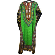 Load image into Gallery viewer, VTG California Woman Dress Womens One Size Mrs. Roper Dashiki Caftan Bohemian