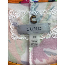 Load image into Gallery viewer, Cupio Dress Womens 2XL Sleeveless Tank Rainbow AOP Stretchy Festival Boho Flowy