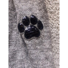 Load image into Gallery viewer, Justice Sweater Womens 16 Metallic Open Front Waterfall Cardigan Gray Frenchie