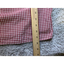Load image into Gallery viewer, Brooks Brothers Shirt Mens Large Red Fleece Gingham Check Button Down Academia