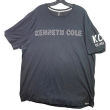 Load image into Gallery viewer, Kenneth Cole Shirt Mens 2XL Spell Out Preppy Academia Everyday Streetwear