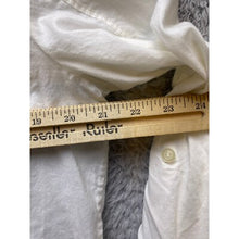 Load image into Gallery viewer, Sigrid Olsen Shirt Womens Large Ivory Button Down Mature Academia Minimalist