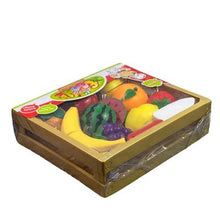 Load image into Gallery viewer, Cutting Fruit Magnetic Toy Playset Kitchen Pretend Play Sensory