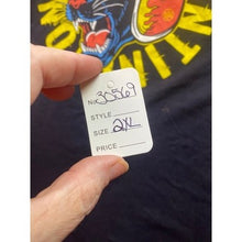 Load image into Gallery viewer, Motorcycle Shirt Mens 2XL Panther Helmet Spell Out Grunge Tattoo Streetwear