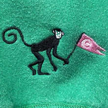 Load image into Gallery viewer, The Colony Hotel Sweatshirt Mens Large Palm Beach Johnnie Brown Monkey Rare