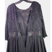 Load image into Gallery viewer, Ever Pretty Dress Womens 16 Black Lace Top Chiffon Skirt Maxi Gown Formal NWT