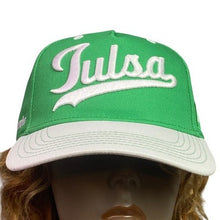 Load image into Gallery viewer, Tulsa Hat Green White Baseball Cap Snapback Adult Adjustable Sinclair Oil NWOT