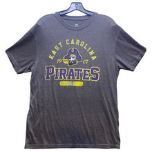 Load image into Gallery viewer, ECU Pirates Shirt Mens Large Spell Out College University Gray NCAA Athleisure