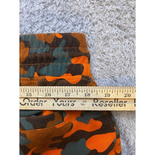 Load image into Gallery viewer, Civilized Pants Womens 2XL Grunge HipHop Color Block Zip Ankle Orange Camo